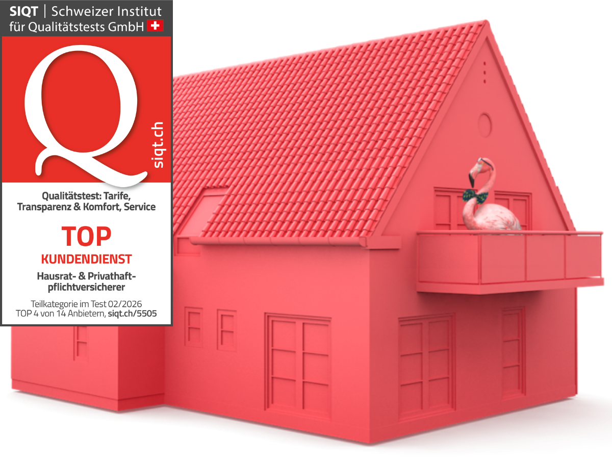 3D-Grafik Gebäudeversicherung